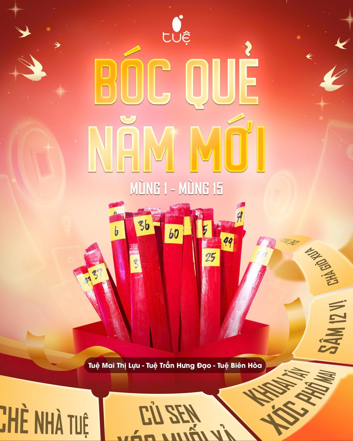 RÚT QUẺ ĐẦU NĂM TẠI NHÀ HÀNG CHAY TUỆ