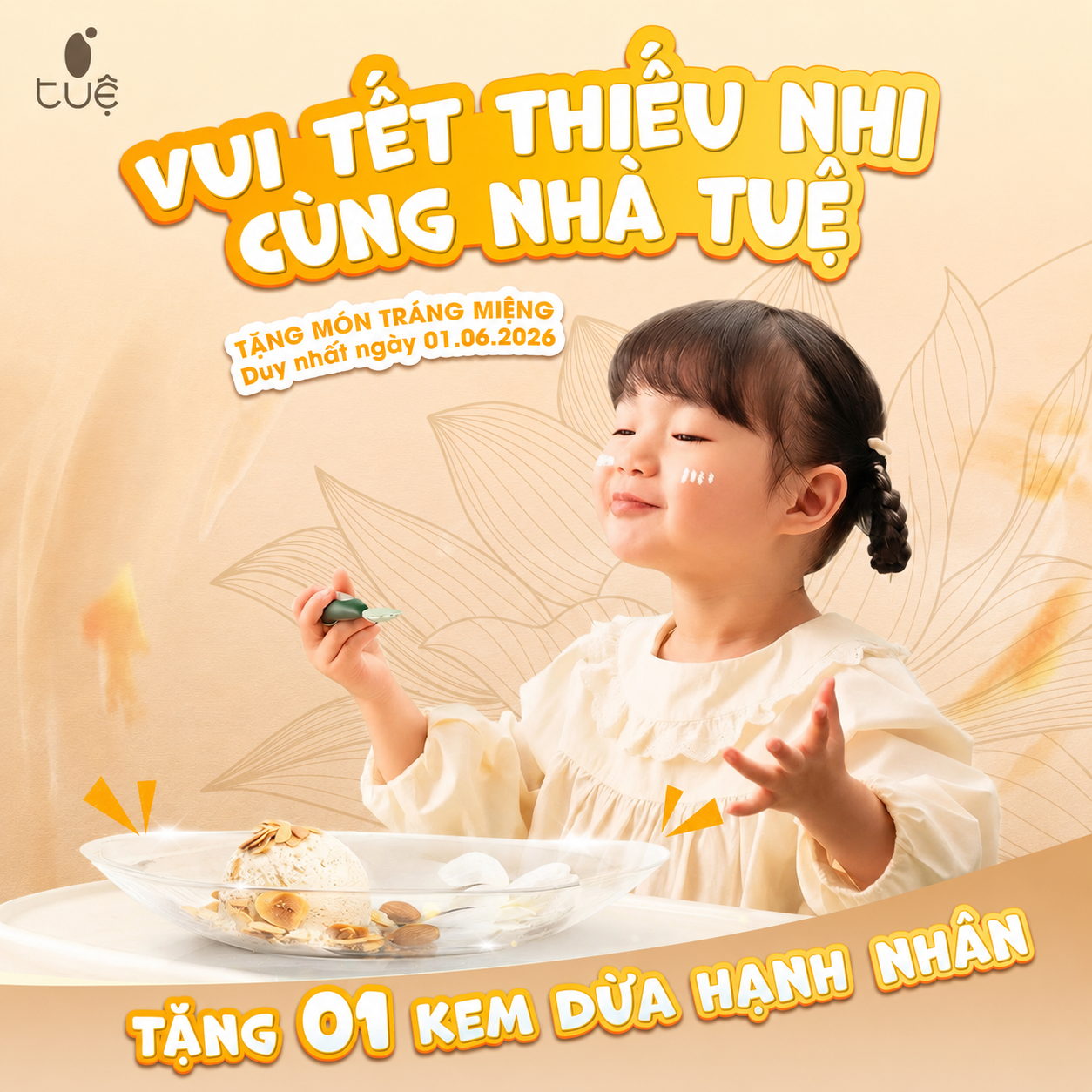 Tết Thiếu nhi tại Nhà hàng Chay Tuệ