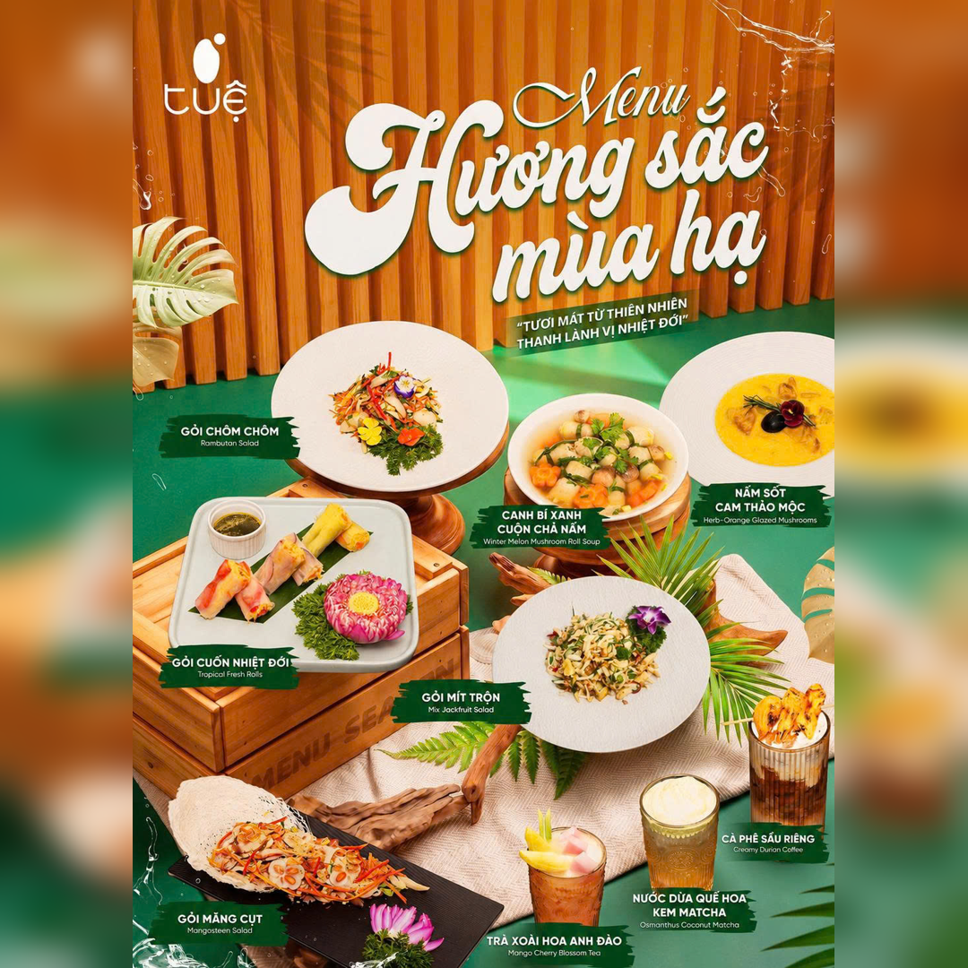 Menu chay Hương Sắc Mùa Hạ